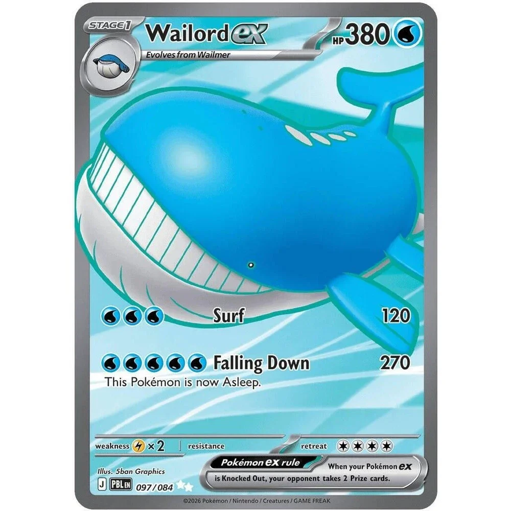 Wailord ex [097/084] ME05: Pitch Black | Pokemon | 088-03